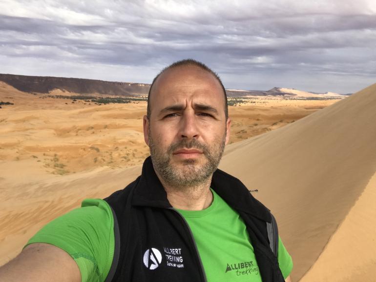Alexandre dans le désert Arabie Saoudite