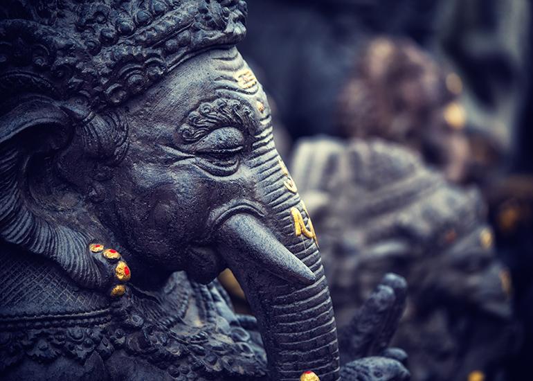 Satue de Ganesha, Bali, Indonésie.