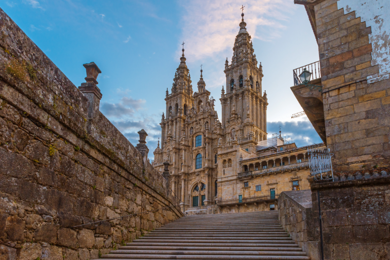Cathédrale de Saint-Jacques-de-Compostelle, Galice, Espagne